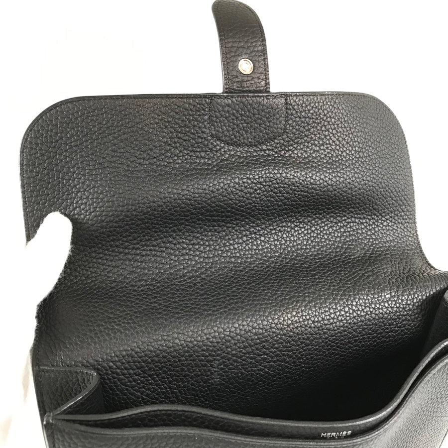 HERMES Sac Adepeche 27 ?N engraved SilverHardware made in 2010 Briefcase