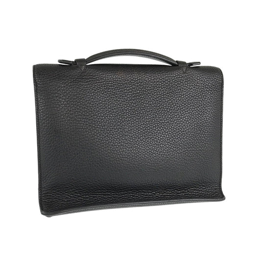 HERMES Sac Adepeche 27 ?N engraved SilverHardware made in 2010 Briefcase