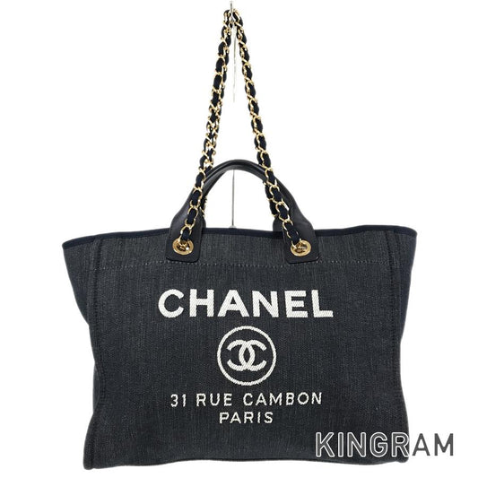 CHANEL Deauville GM Tote Bag