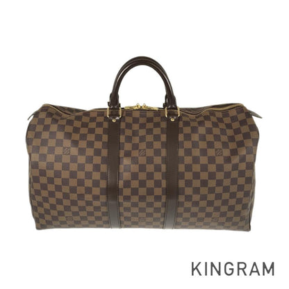 LOUIS VUITTON damier keepall50 Boston bag