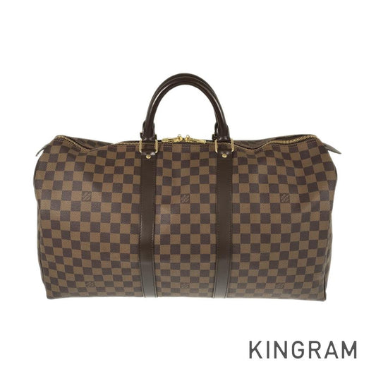 LOUIS VUITTON damier keepall50 Boston bag