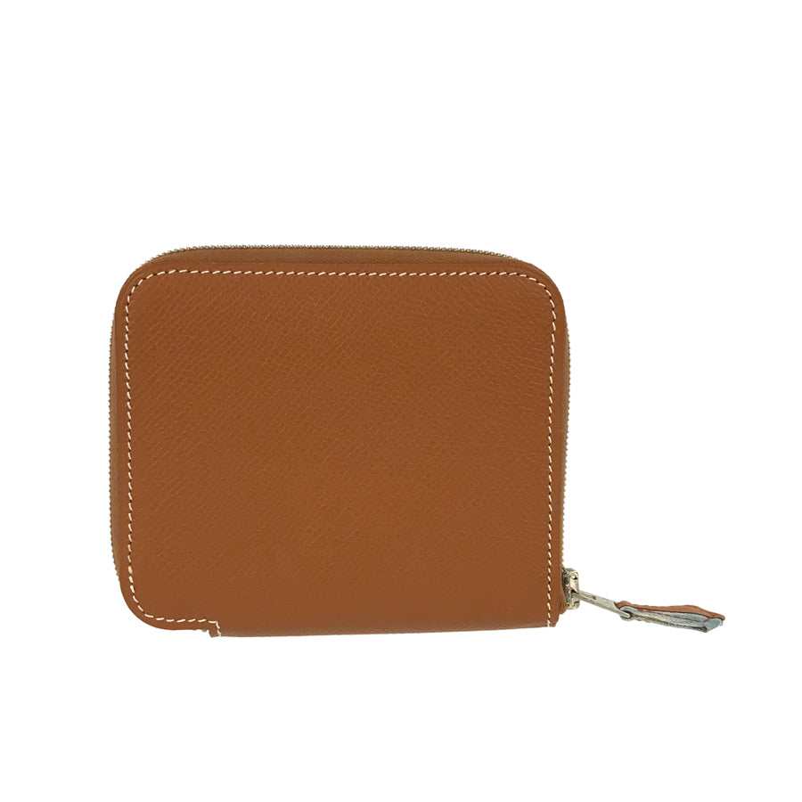HERMES ?M engraved 2009 SilverHardware coin purse