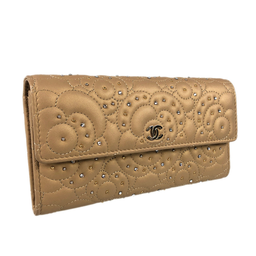 CHANEL New Camellia Long wallet