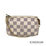 LOUIS VUITTON Damier Azur Mini Pochette Accessoires N58010 Pouch