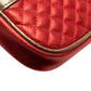 Gucci Laminated Quilting Leather Clutch Bag