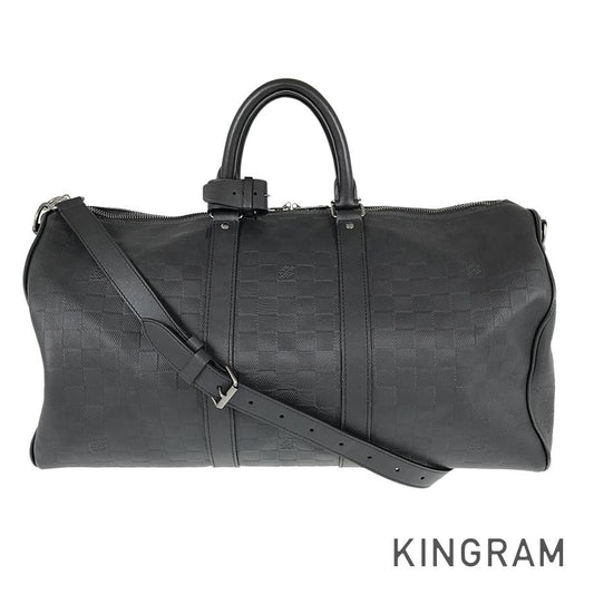 LOUIS VUITTON Damier Amphini Keepall Bandouliere 45 N41145 Boston bag