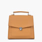 Mustard push-lock messenger bag