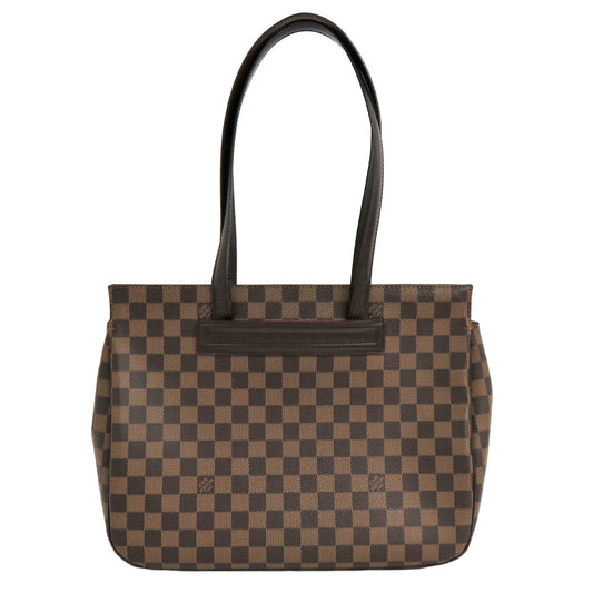 Louis Vuitton Damier Parioli PM Shoulder Bag Brown