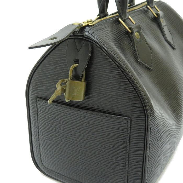Louis Vuitton Speedy 25 Epi Handbag Black