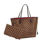 Louis Vuitton Neverfull MM Damier Pouch Tote Bag