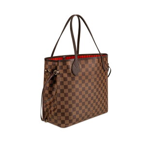 Louis Vuitton Neverfull MM Damier Pouch Tote Bag