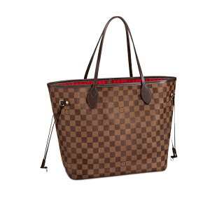 Louis Vuitton Neverfull MM Damier Pouch Tote Bag