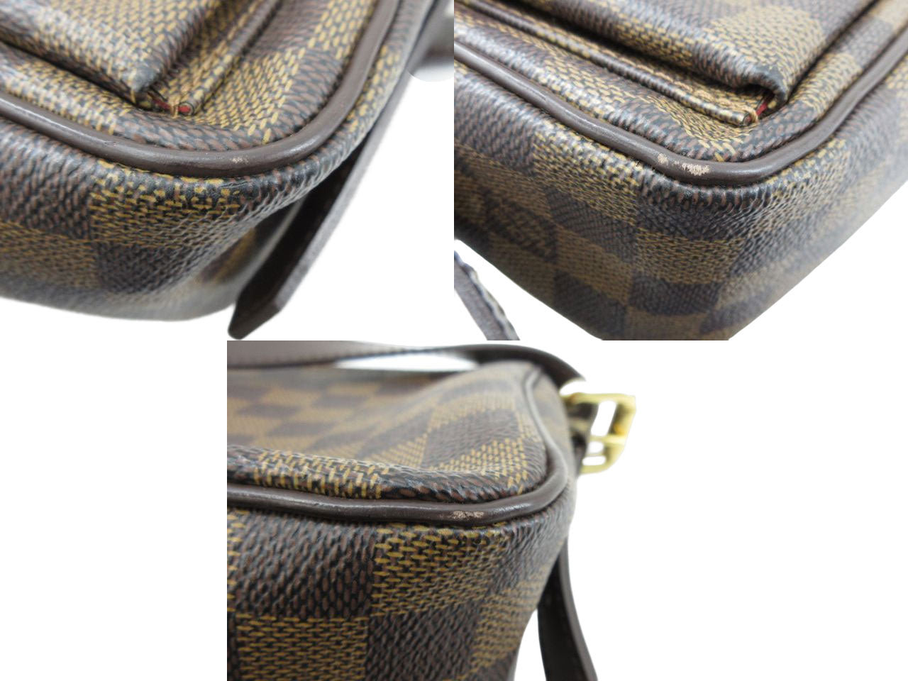 Louis Vuitton Damier Ebene Ravello GM Strap Shoulder Bag