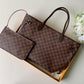 Neverfull N41603 rose ballerine inside MM Damier Azur Bag Damier GHW  d
