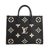Louis Vuitton On The Go MM Bicolor Amplant Tote Bag