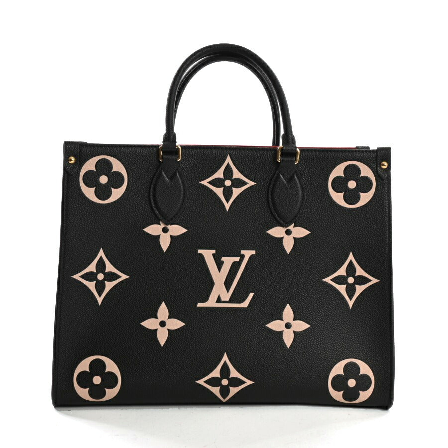 Louis Vuitton On The Go MM Bicolor Amplant Tote Bag