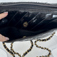 Chanel   Diamond CC Patent Crossbody Bag