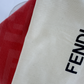 Fendi FF Print Tulip Woven Cashmere Fringe Scarf