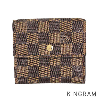 LOUIS VUITTON Damier Portefeuille Elise N61654 Bifold wallet