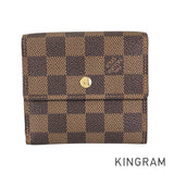 LOUIS VUITTON Damier Portefeuille Elise N61654 Bifold wallet