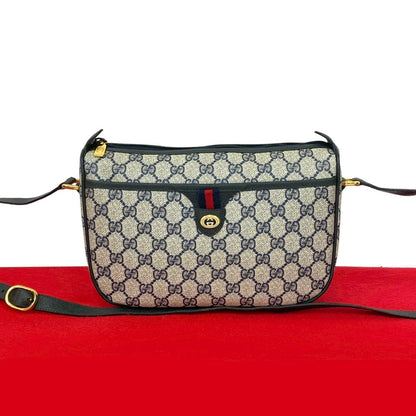Gucci GG Logo Leather Shoulder Bag