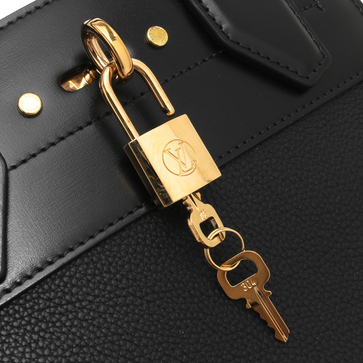 Louis Vuitton City Steamer PM Shoulder Bag Black