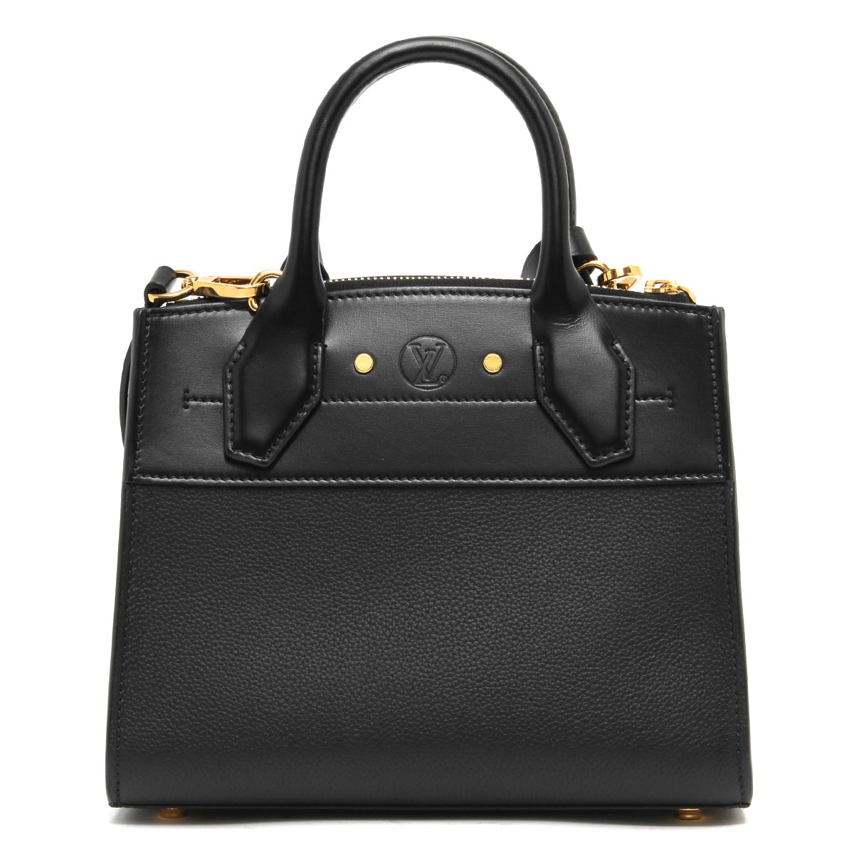 Louis Vuitton City Steamer PM Shoulder Bag Black