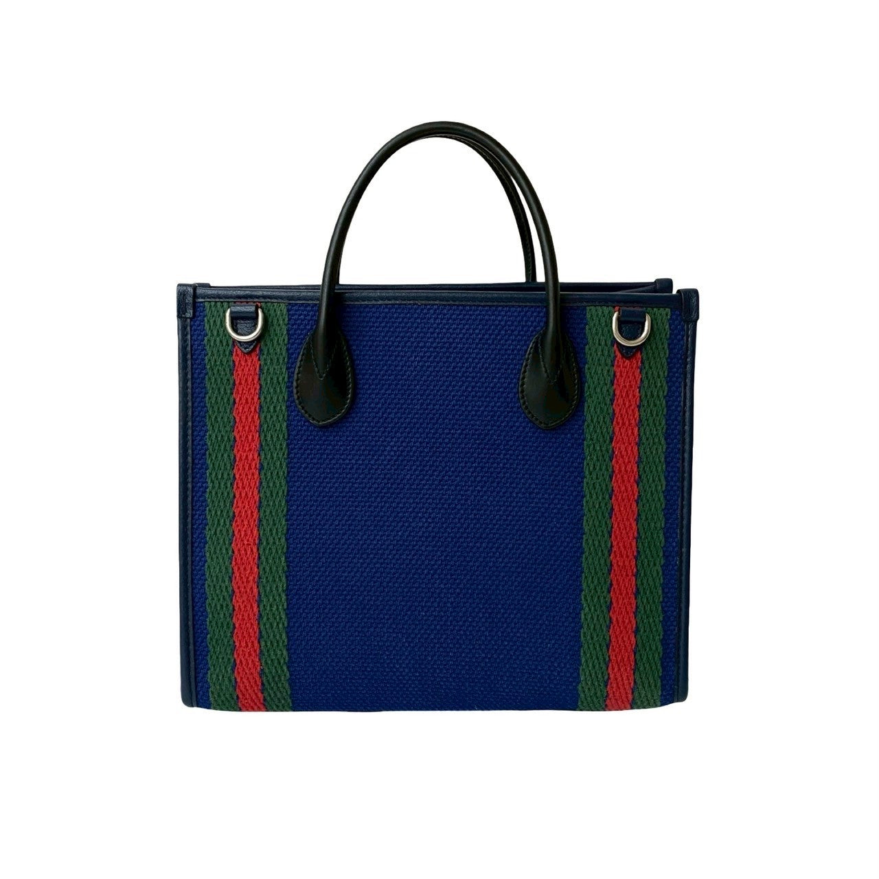 Gucci Interlocking G Canvas Leather Handbag