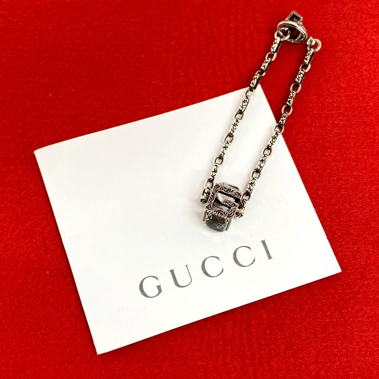 Gucci Arabesque G Cube Silver 925 Bracelet