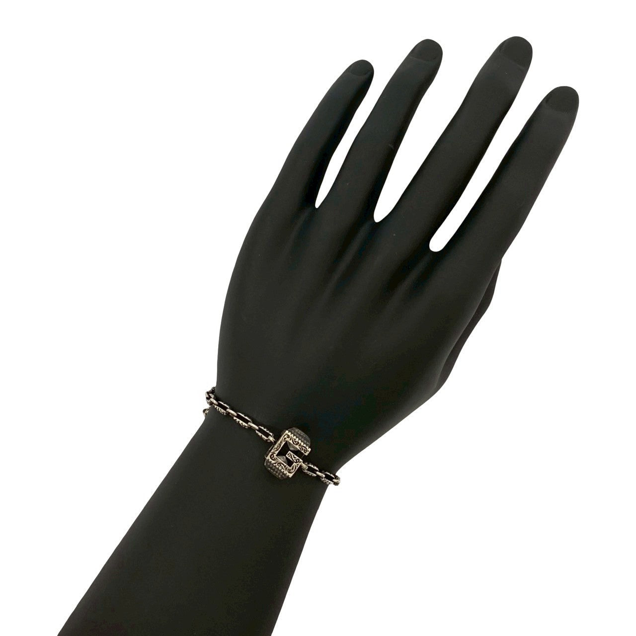 Gucci Arabesque G Cube Silver 925 Bracelet