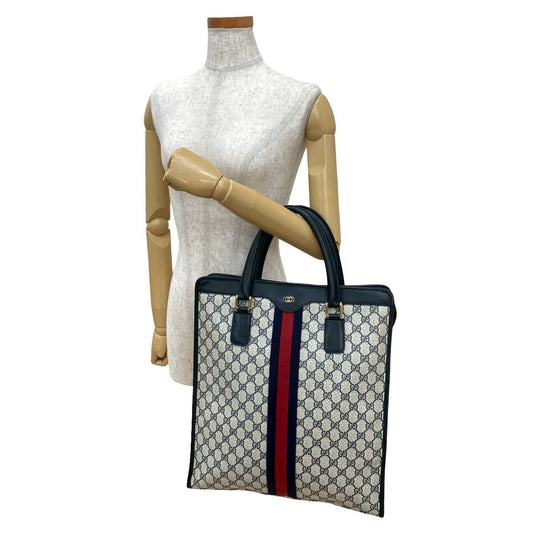 Gucci GG Logo PVC Leather Handbag