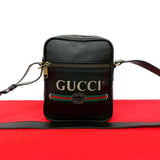Gucci GG Logo Leather Shoulder Bag