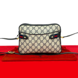Gucci GG Logo PVC Leather Shoulder Bag