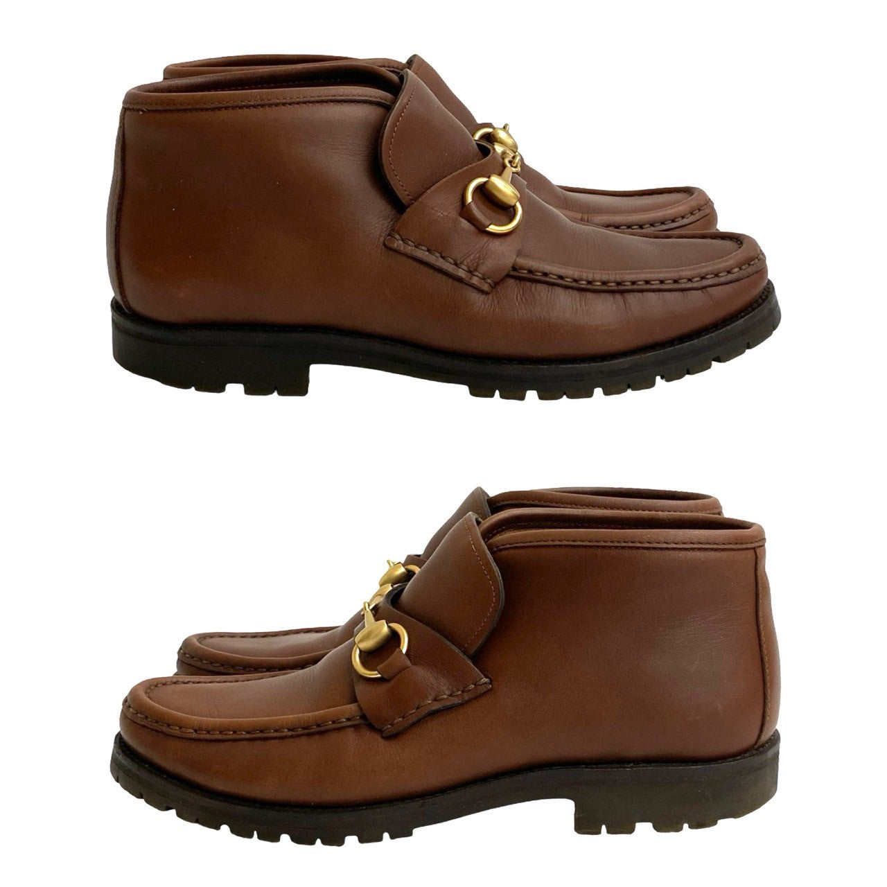 Gucci Horsebit Leather Boots