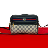 Gucci GG Logo PVC Leather Shoulder Bag