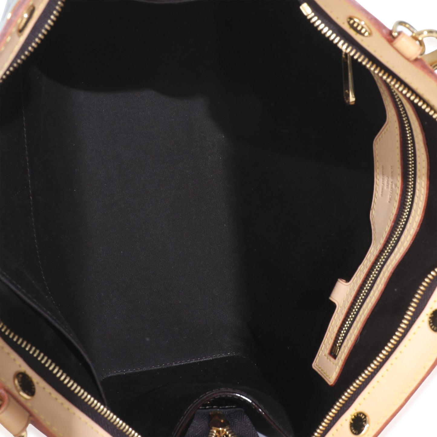 Louis Vuitton Amarante Monogram Vernis Brea GM