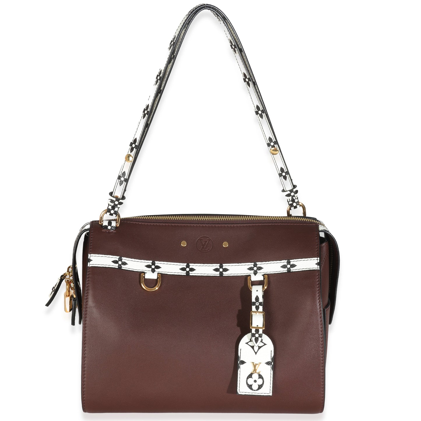 Louis Vuitton Burgundy Calfskin Speedy Amazon MM