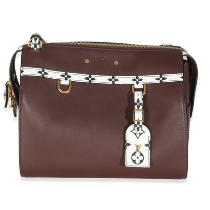 Louis Vuitton Burgundy Calfskin Speedy Amazon MM