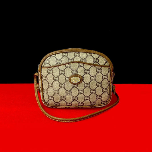 Gucci Old Gucci Plus Leather Shoulder Bag