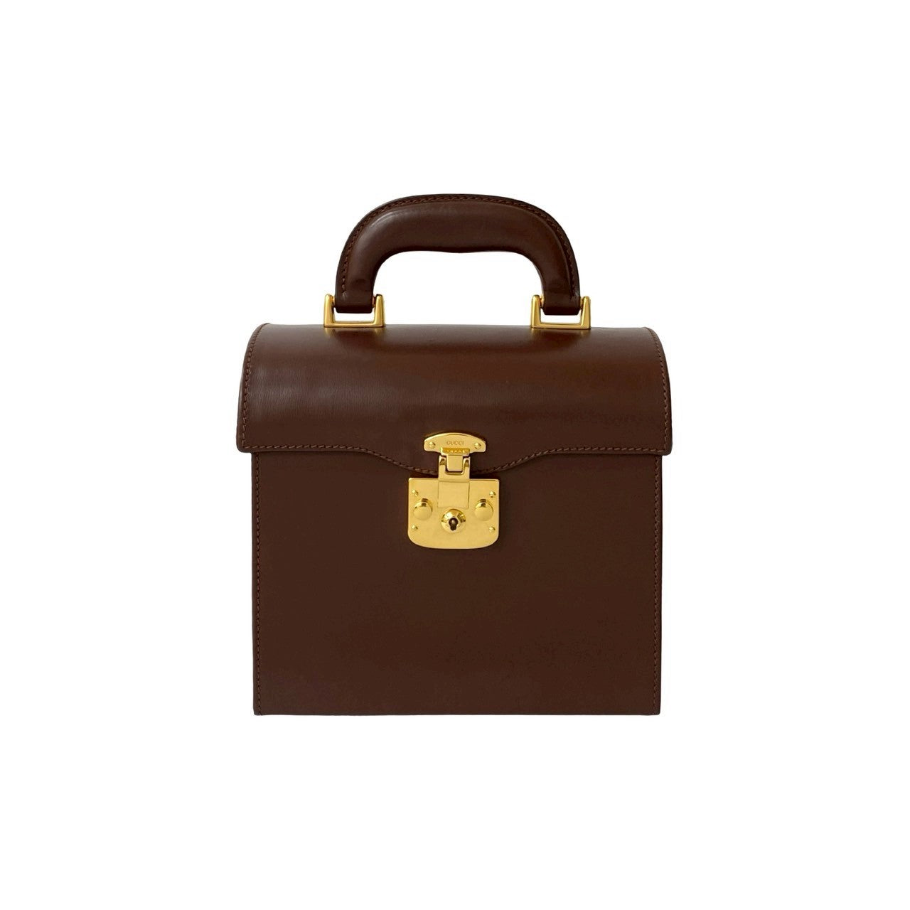 Gucci Lady Lock Leather Handbag