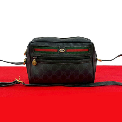 Gucci GG Logo PVC Leather Shoulder Bag