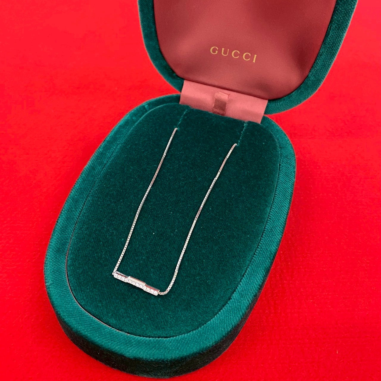 Gucci Link to Love Au750 Diamond Necklace