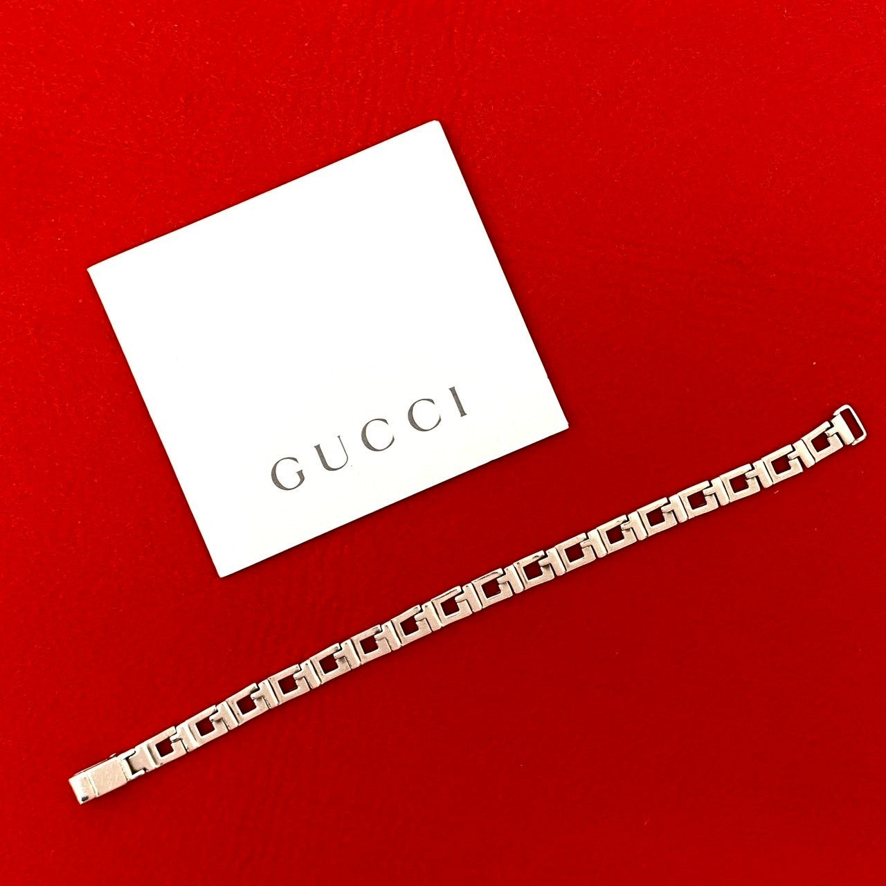 Gucci G Shape Silver 925 Bracelet