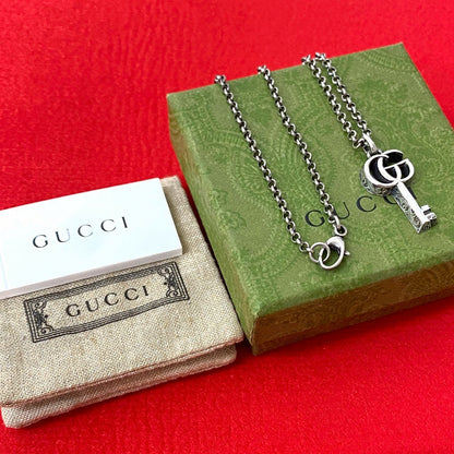 Gucci Arabesque Double G 925 Necklace