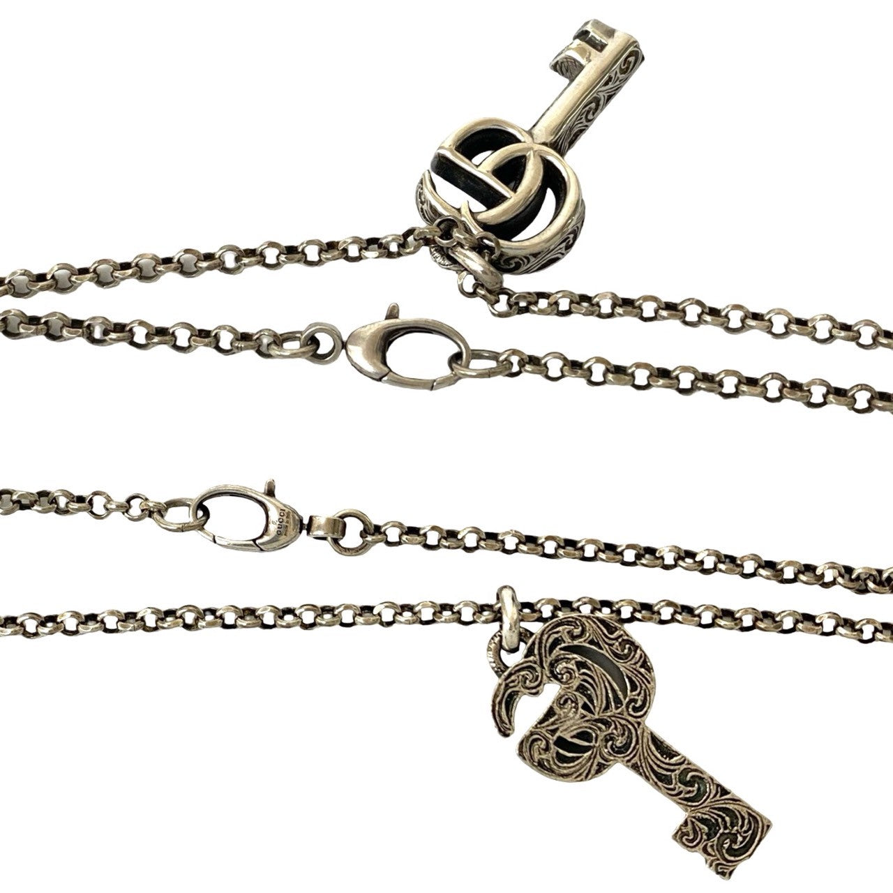 Gucci Arabesque Double G 925 Necklace