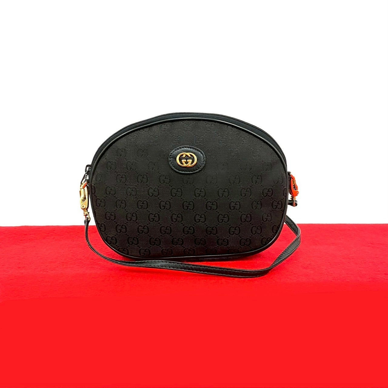 Gucci GG Canvas Leather Mini Shoulder Bag