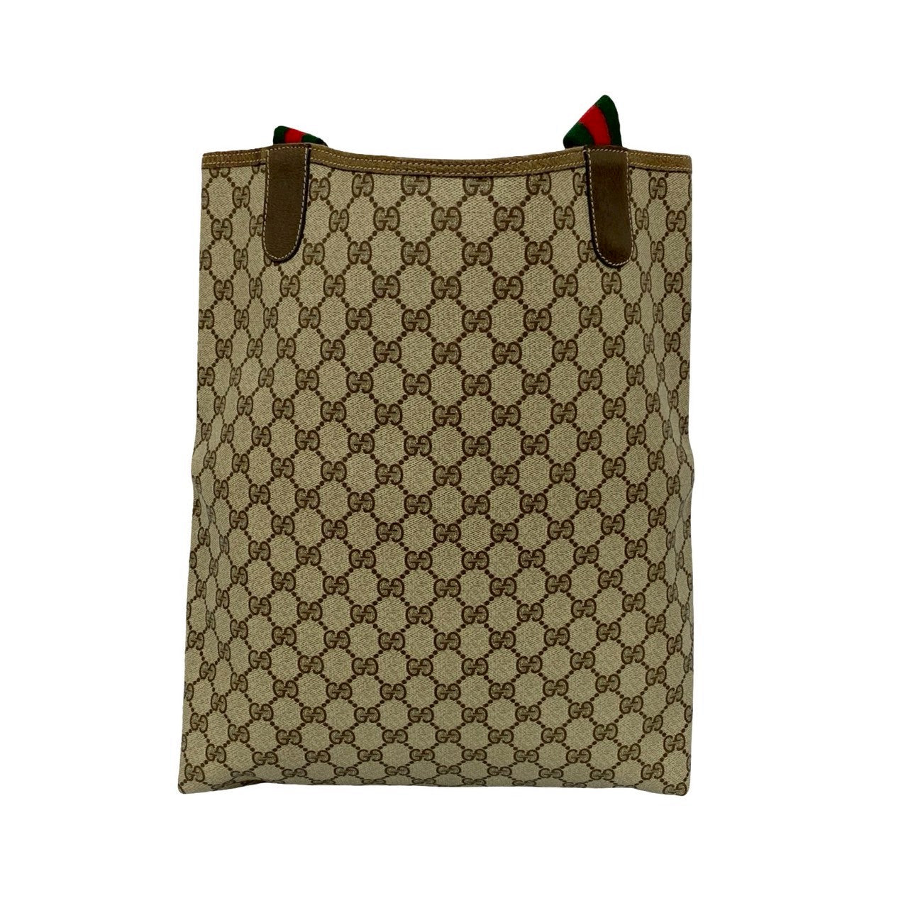 Gucci Old Gucci GG Logo PVC Leather Tote Bag