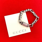 Gucci Cuban Chain Silver925 Bracelet