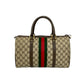 Gucci GG Logo PVC Leather Handbag