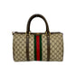 Gucci GG Logo PVC Leather Handbag